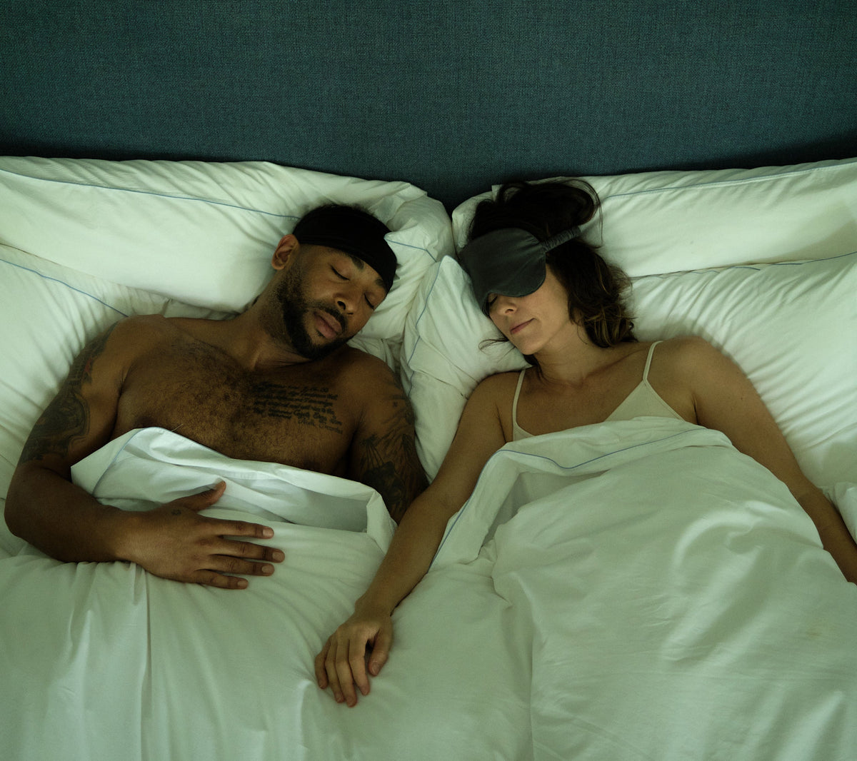 A couple sleeping