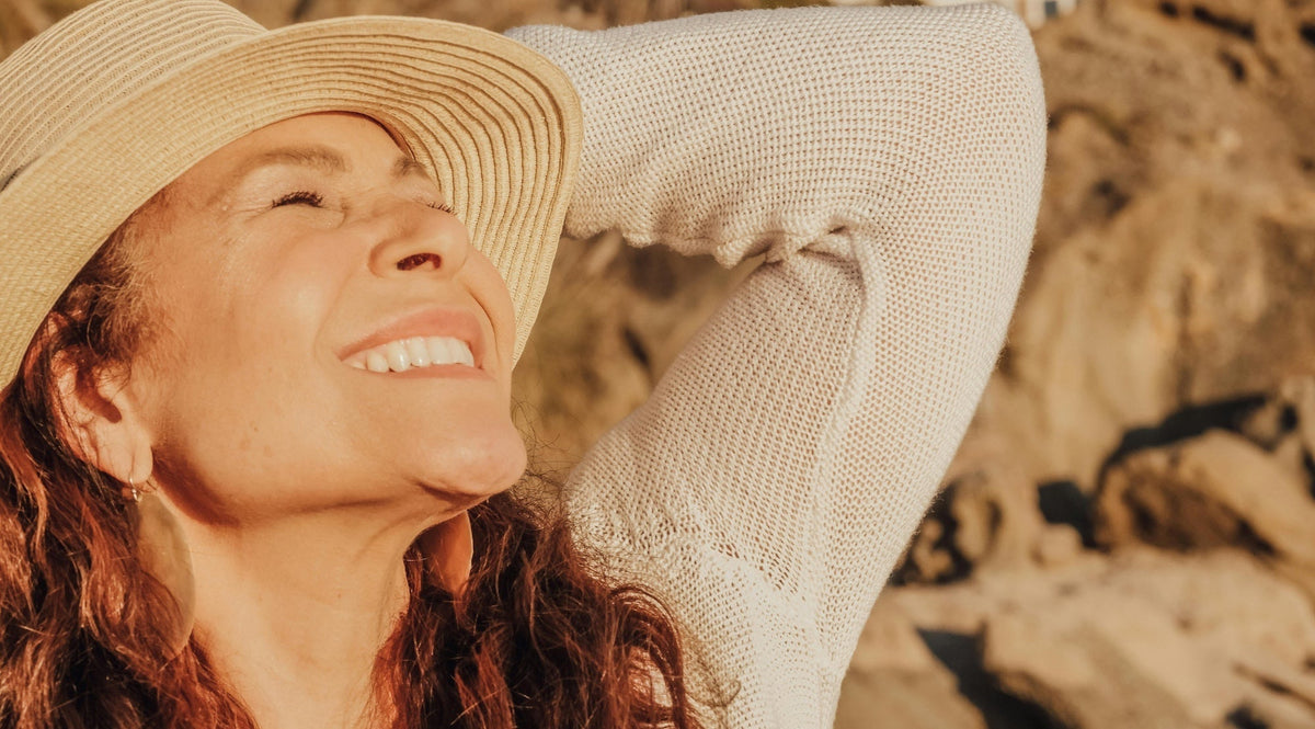 Mom with Glowing Skin