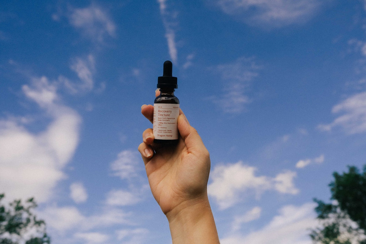 Dragon Hemp Recovery Tincture anti-inflammatory full-spectrum CBD TCM herbs